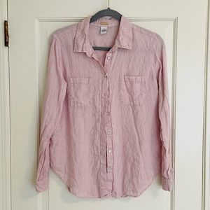 Magaschoni linen button down shirt